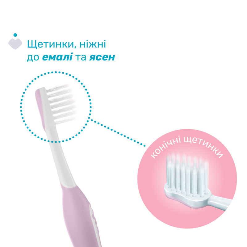 Дорожній набір Chicco: зубна щітка та зубна паста, 6-24 міс. Рожевий