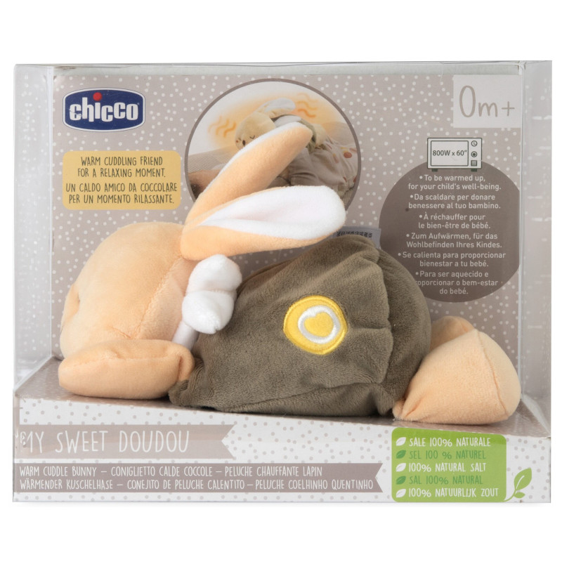 М'яка іграшка-грілка Chicco "Тепле зайченя Dou Dou"