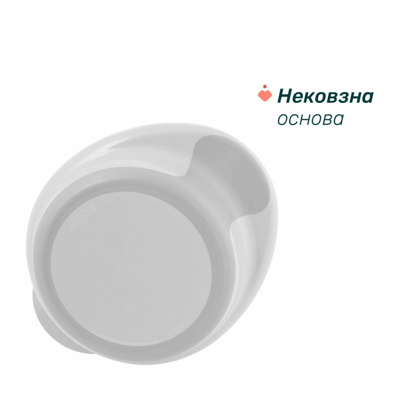 Термоcтійка тарілка Chicco Warmy Plate, 6м+ Коричневий