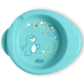 Термоcтійка тарілка Chicco Warmy Plate, 6м+ Блакитний