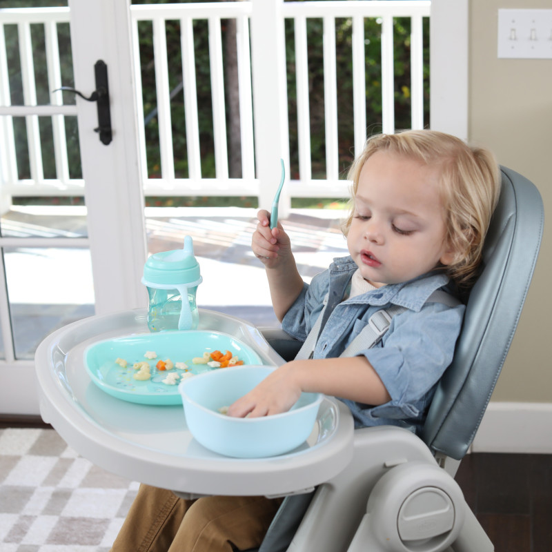 Набір тарілок Chicco Dish Set, 12м+, 2 шт. Зелений