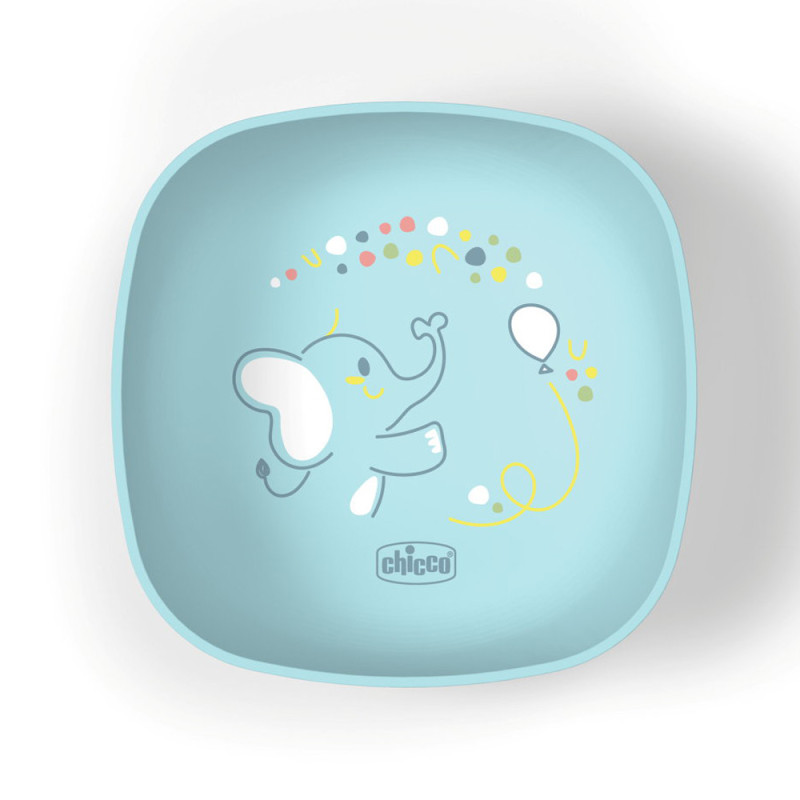 Набір тарілок Chicco Dish Set, 12м+, 2 шт. Зелений