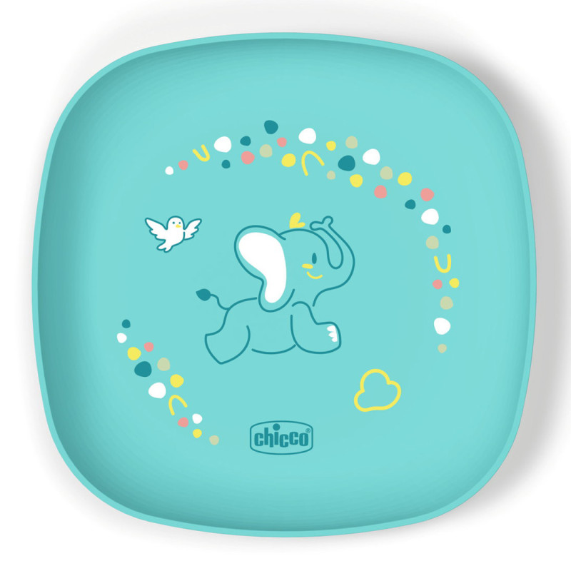 Набір тарілок Chicco Dish Set, 12м+, 2 шт. Зелений