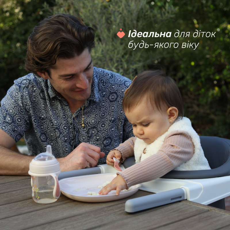 Тарілка секційна Chicco, 12м+ Рожевий