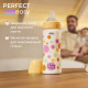 Пляшечка пластик Chicco PERFECT Easy, 330 мл, соска силікон, 4 м+ Жовтий