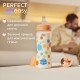 Пляшечка пластик Chicco PERFECT Easy, 330 мл, соска силікон, 4 м+ Помаранчевий