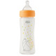 Пляшечка скло Chicco PERFECT Easy, 240 мл, соска силікон, 0 м+ Помаранчевий