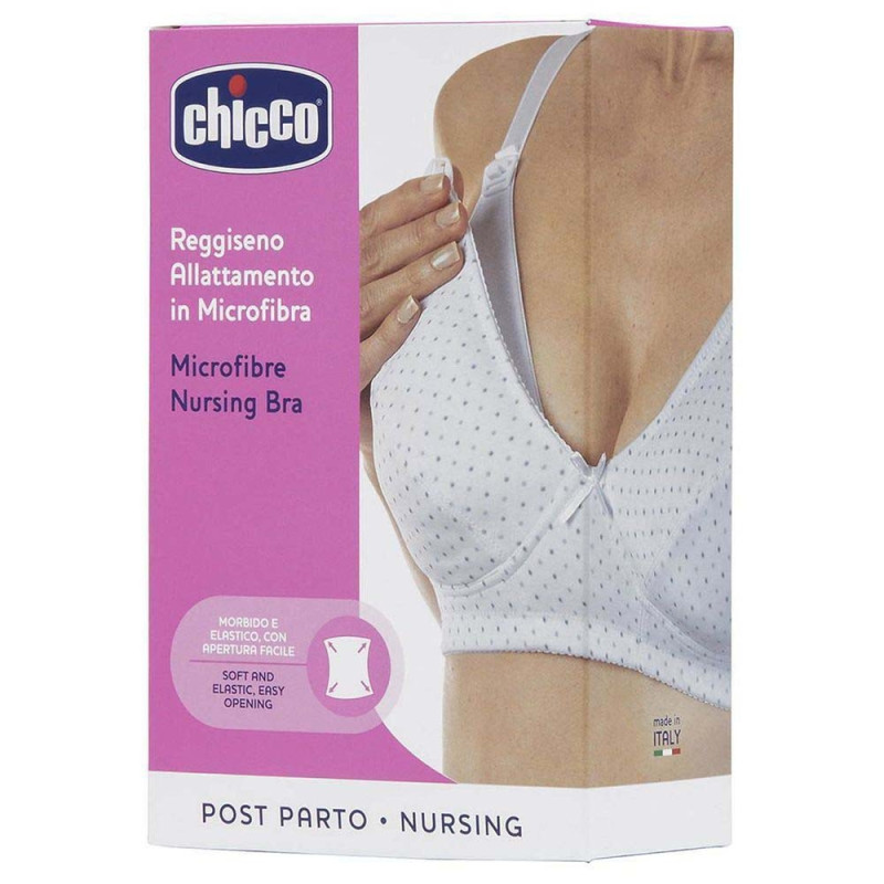 Бюстгалтер Chicco пiсляпологовий з мiкрофiбри White, розмір 5С