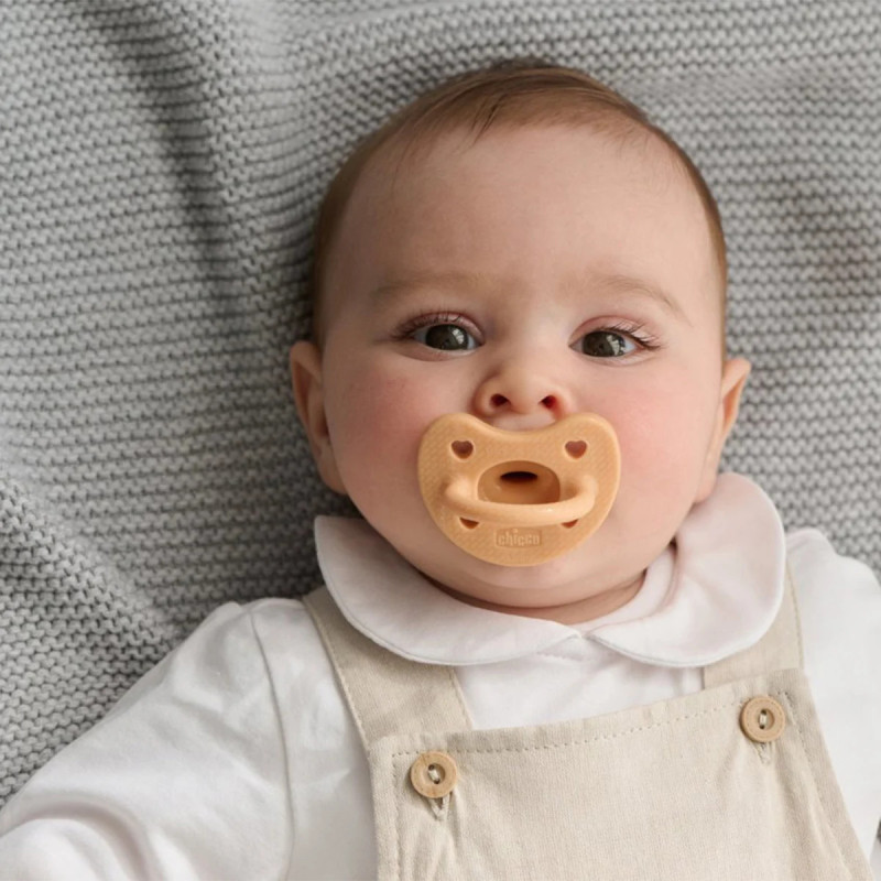 Пустушка Chicco PhysioForma Luxe, силікон, 6-16 міс., 2 шт. Жовтий