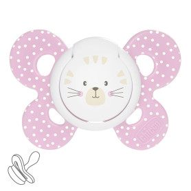 Пустушка Chicco Physio Comfort силіконова від 6-16 місяців 1штрожева