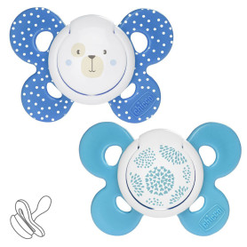 Пустушка Chicco Physio Comfort, силікон, 6-16 міс., 2 шт.