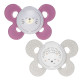 Пустушка Chicco Physio Comfort, силікон, 16-36 міс., 2 шт.