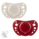 Пустушка Chicco PhysioForma Air, силікон, 6-16 міс., 2 шт. Червоний