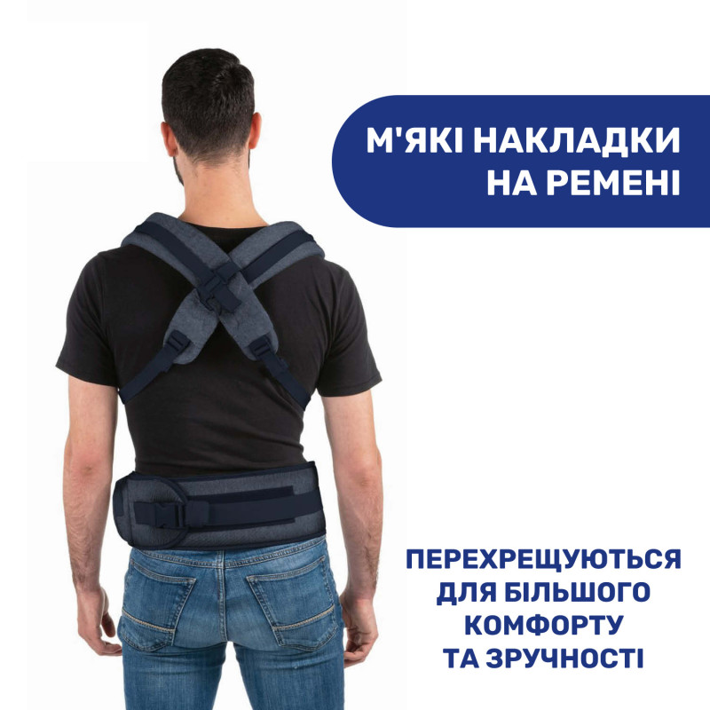 Сумка нагрудна Chicco Hip Seat Синій