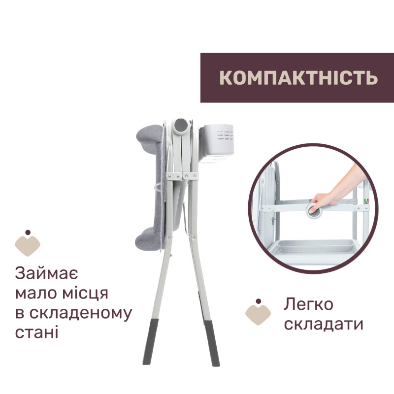 Столик для сповивання з ванночкою Chicco Cuddle & Bubble Білий