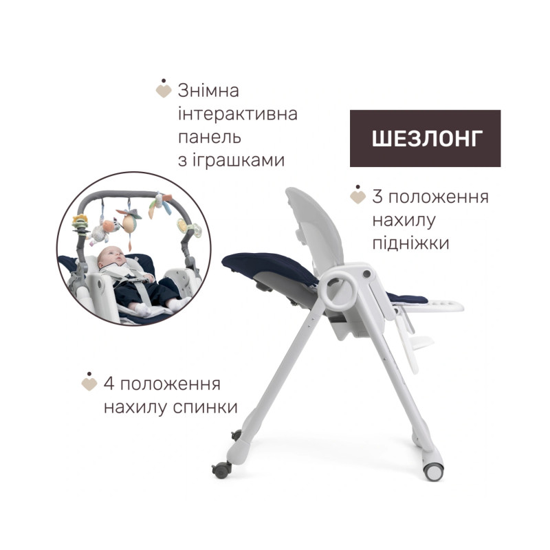 Стілець Chicco для годування Polly Magic RELAX, 79502.64