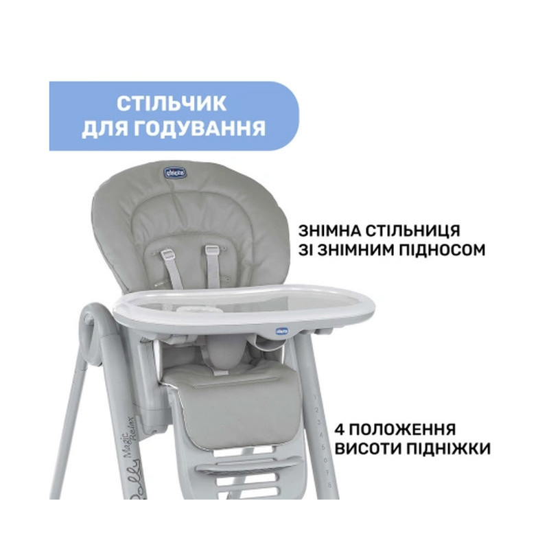 Стілець Chicco для годування Polly Magic RELAX, 79502.85