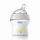 Пляшечка пластик Chicco Natural Feeling NEW, 150 мл, 0м+ Білий