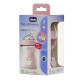 Пляшечка пластик Chicco Natural Feeling NEW, 250 мл, 2м+ Рожевий