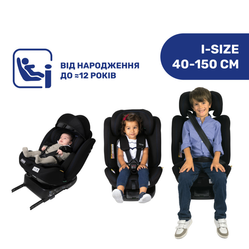 Автокрісло Chicco Unico Evo Air i-Size, група 0+/1/2/3