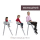 Стільчик для годування 3 в 1 Chicco Crescendo Up