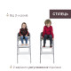 Стільчик для годування 3 в 1 Chicco Crescendo Up