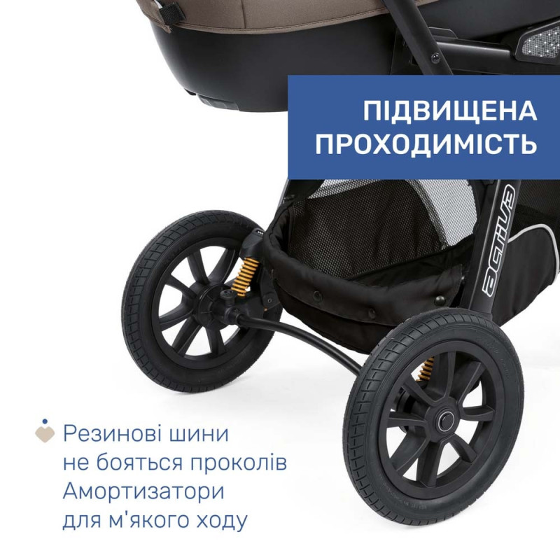 Універсальна коляска 2 в 1 Chicco Activ3 Brown