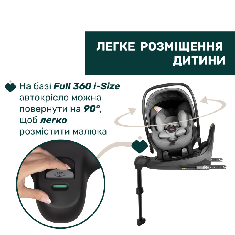 Автокрісло Chicco First-Seat Recline i-Size, група 0+