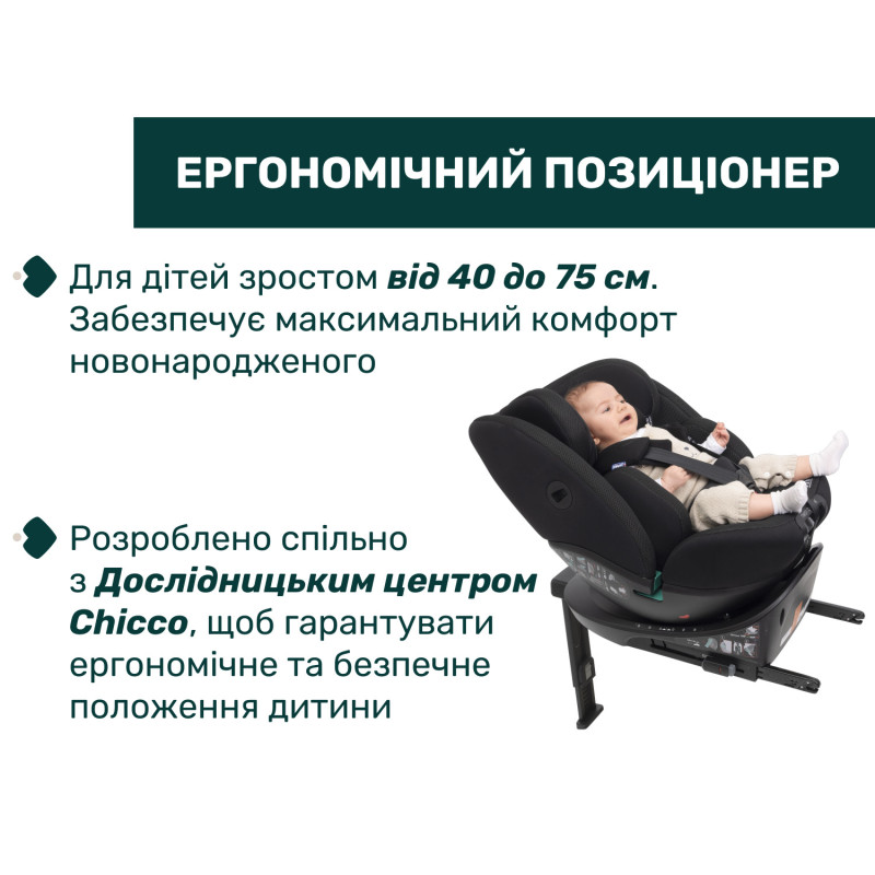 Автокрісло Chicco EverOne i-Size, група 0+/1/2/3