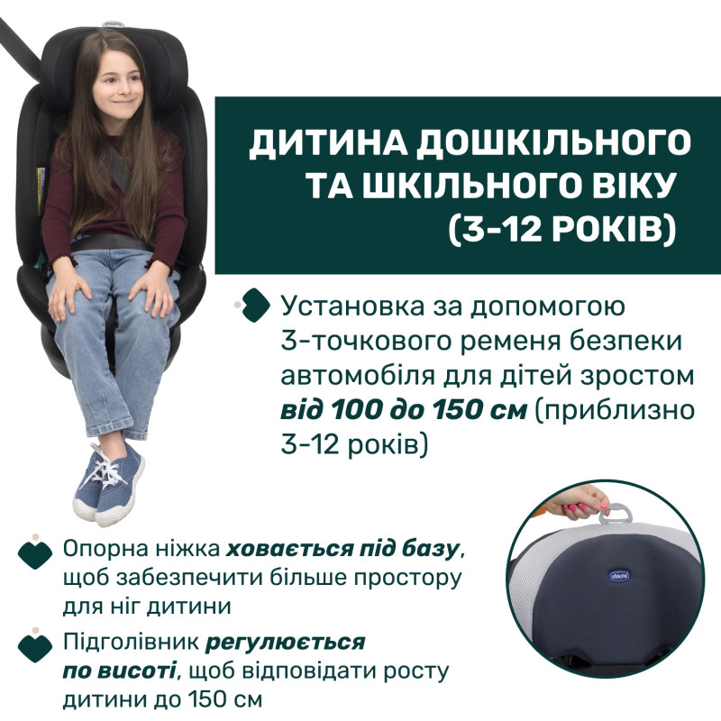 Автокрісло Chicco EverOne i-Size, група 0+/1/2/3