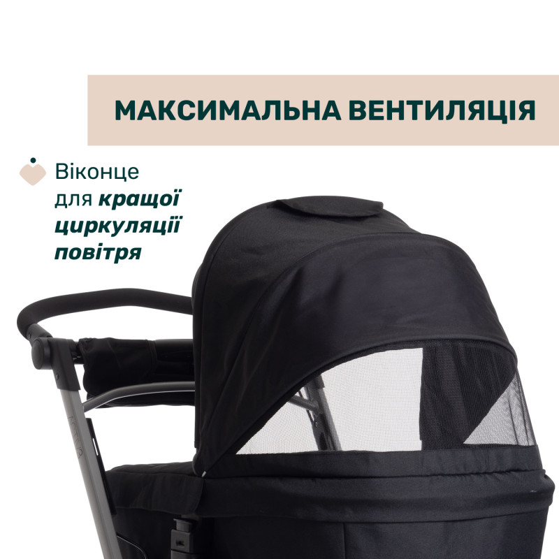 Універсальна коляска 2 в 1 Chicco Activ3 Black/Silver