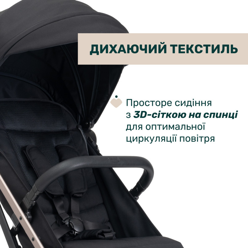 Прогулянкова коляска Chicco Dolomiti Чорний