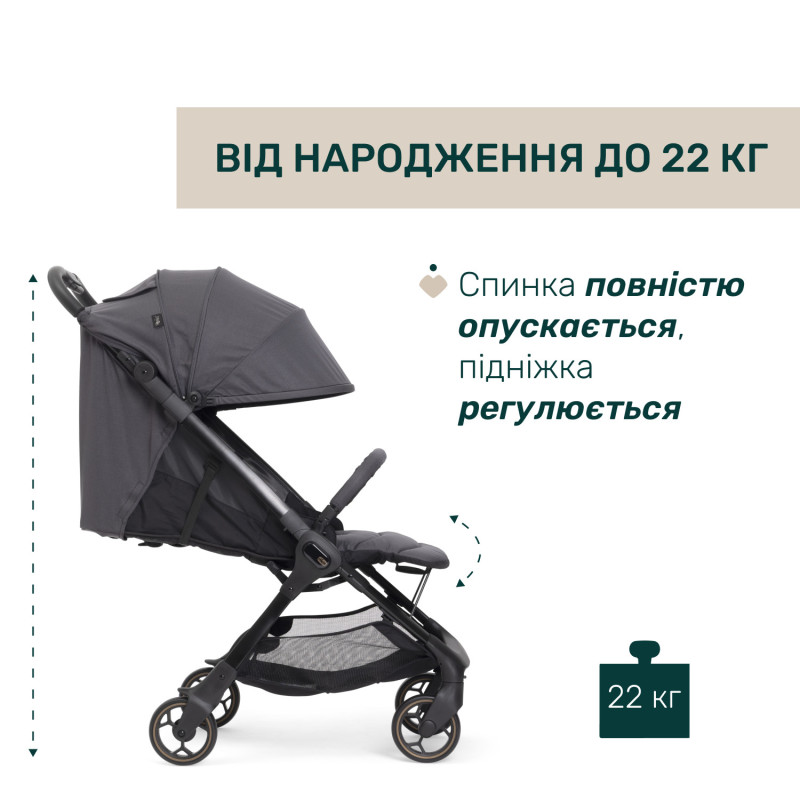 Прогулянкова коляска Chicco We 2 Чорний