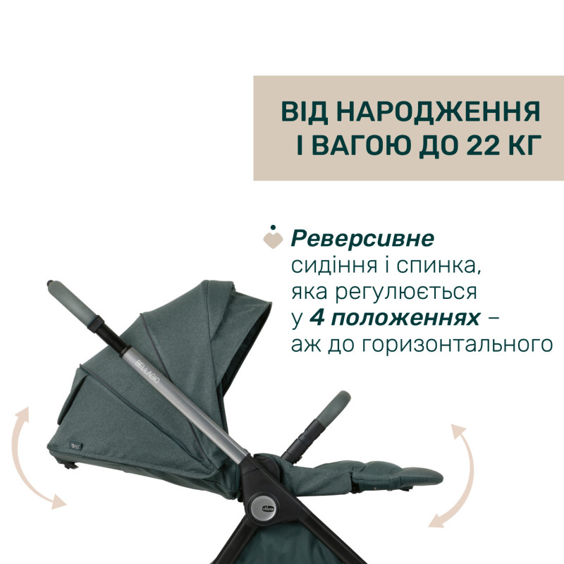 Універсальна коляска 2 в 1 Chicco Bellagio 2 Green