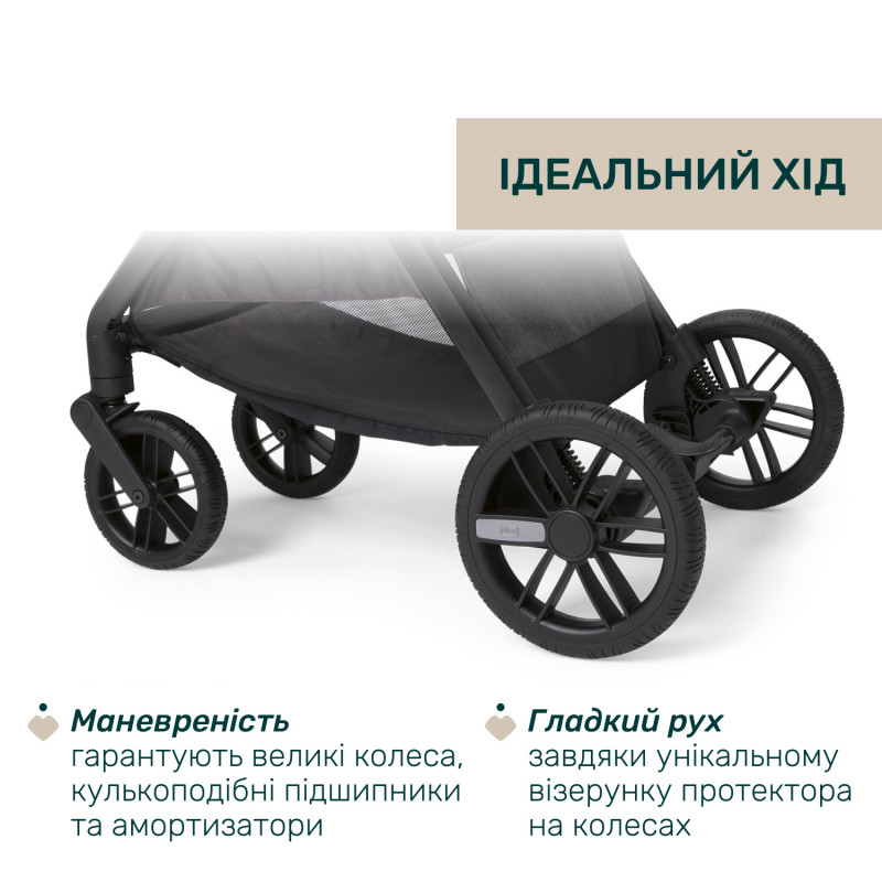 Універсальна коляска 2 в 1 Chicco Bellagio 2 Black