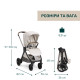 Універсальна коляска 2 в 1 Chicco Bellagio 2 Taupe