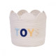 Корзина для іграшок Childhome Flower 30x30x30 см білий Корзина для іграшок Childhome Flower 30x30x30 см білий