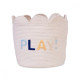 Корзина для іграшок Childhome Flower 35x35x35 см білий Корзина для іграшок Childhome Flower 35x35x35 см білий