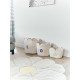 Корзина для іграшок Childhome Flower 35x35x35 см білий