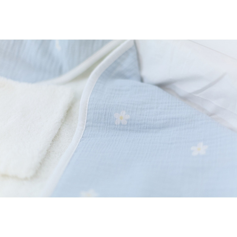 Рушник з капюшоном Childhome 80x80 flower blue