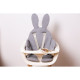 Подушка універсальна до стільця для годування Childhome rabit/grey