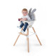 Подушка універсальна до стільця для годування Childhome rabit/grey