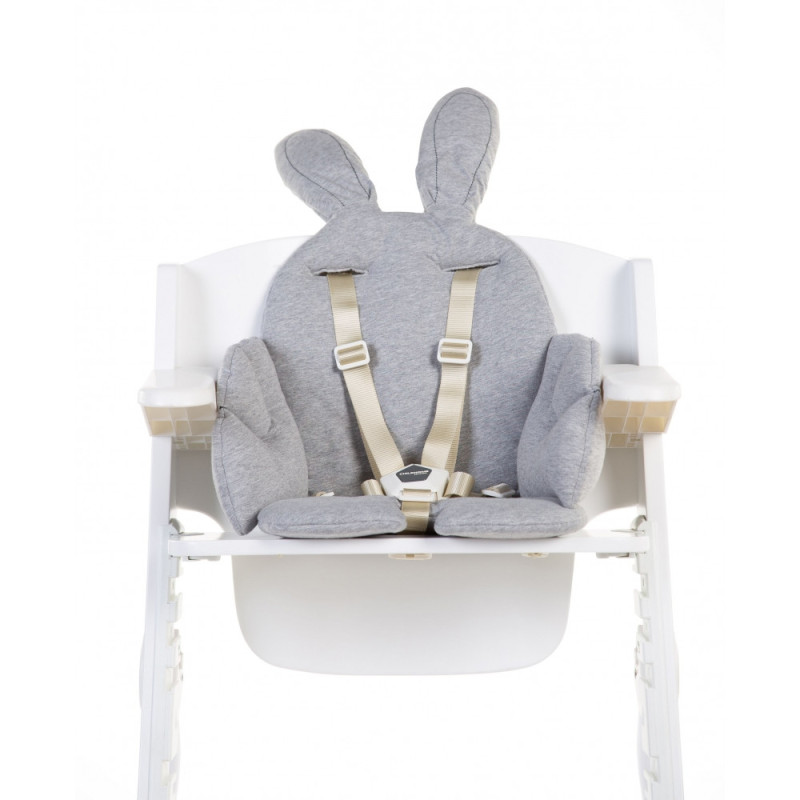 Подушка універсальна до стільця для годування Childhome rabit/grey