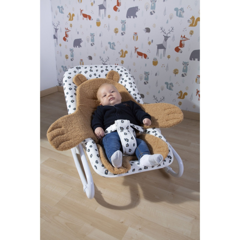Подушка універсальна до стільця для годування Childhome teddy/beige