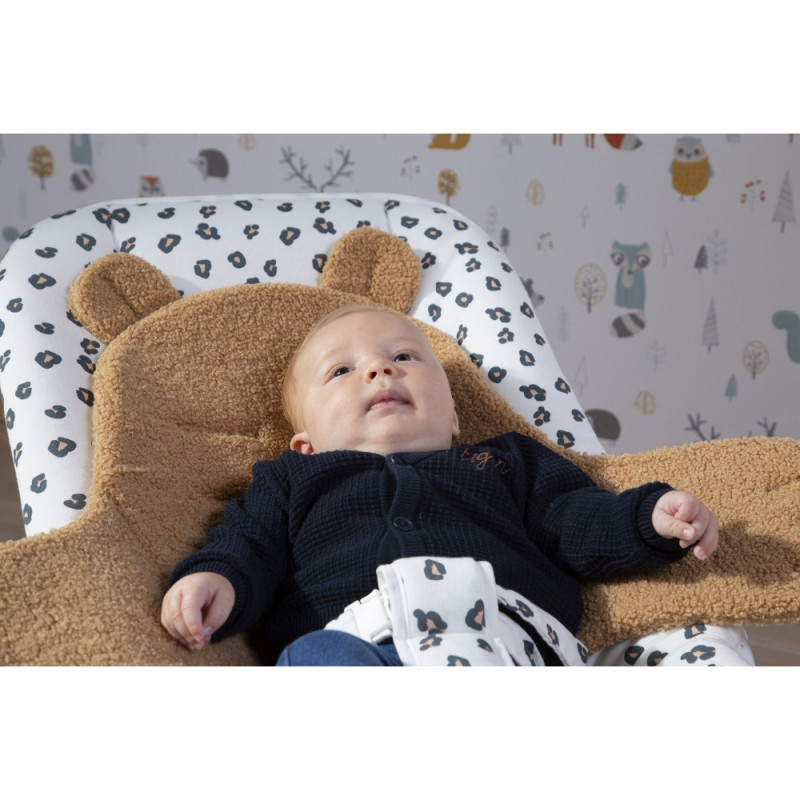 Подушка універсальна до стільця для годування Childhome teddy/beige