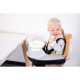 Стілець для годування Childhome Evolu 2 з бампером nut/frosted