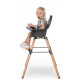 Стілець для годування Childhome Evolu 2 з бампером natural/anthracite