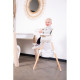 Стілець для годування Childhome Evolu 2 з бампером natural/white