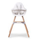Стілець для годування Childhome Evolu 2 з бампером natural/white