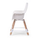 Стілець для годування Childhome Evolu 2 з бампером natural/white